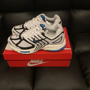 Nike Air Pegasus 2005 Men's Running Shoes White/Blue/Black Size 9.5
